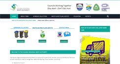 Desktop Screenshot of fleurieuregionalwasteauthority.com.au